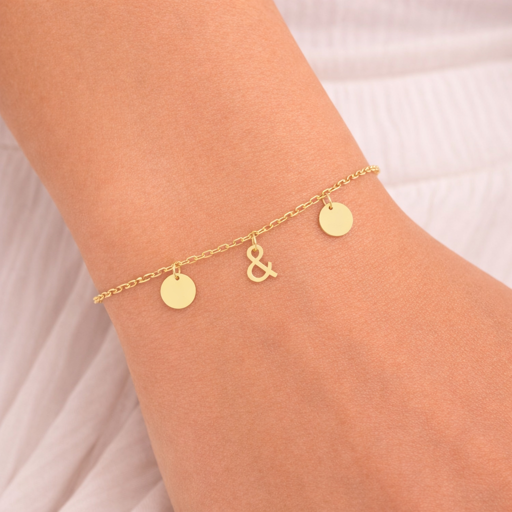 You & Me Armband 585 Gold