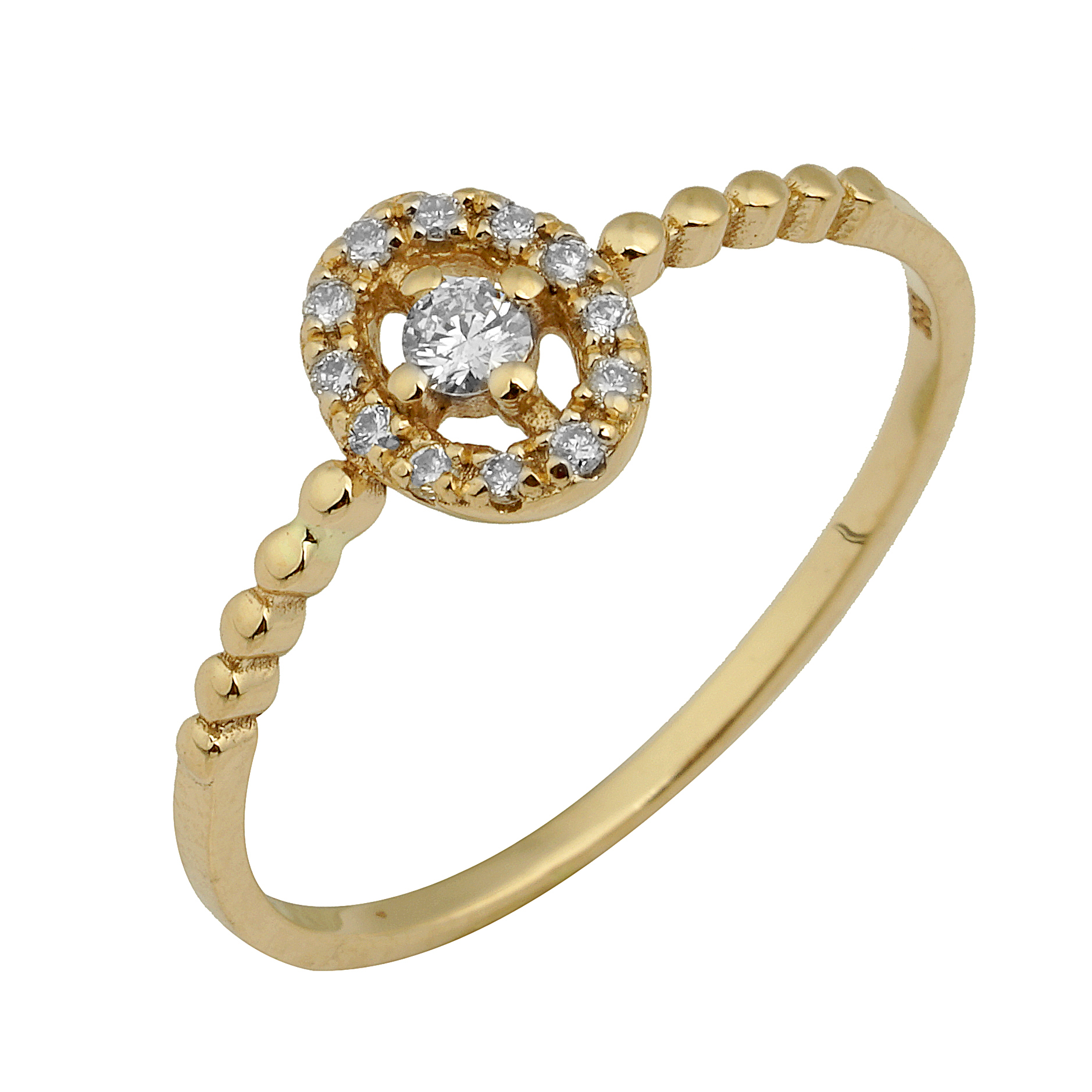 Brillant Ring 585/- Gelbgold EXR4206