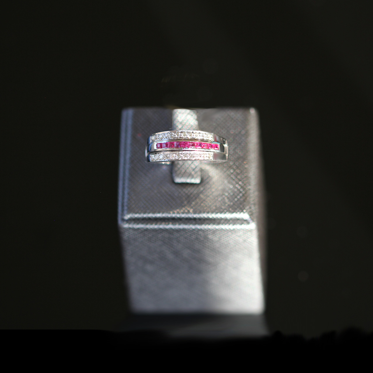 Rubin Brillant Damen Ring aus 585/- Gold EXR4120