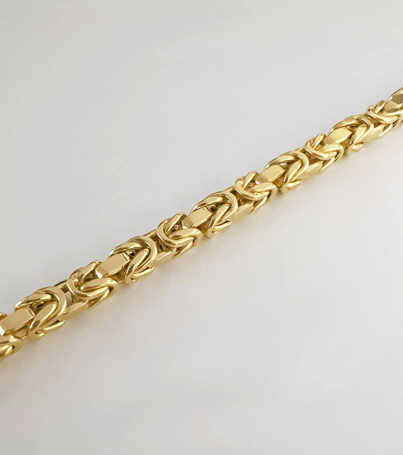 Königskette 6,2mm 62cm Goldkette 585/-Gelbgold KT0033