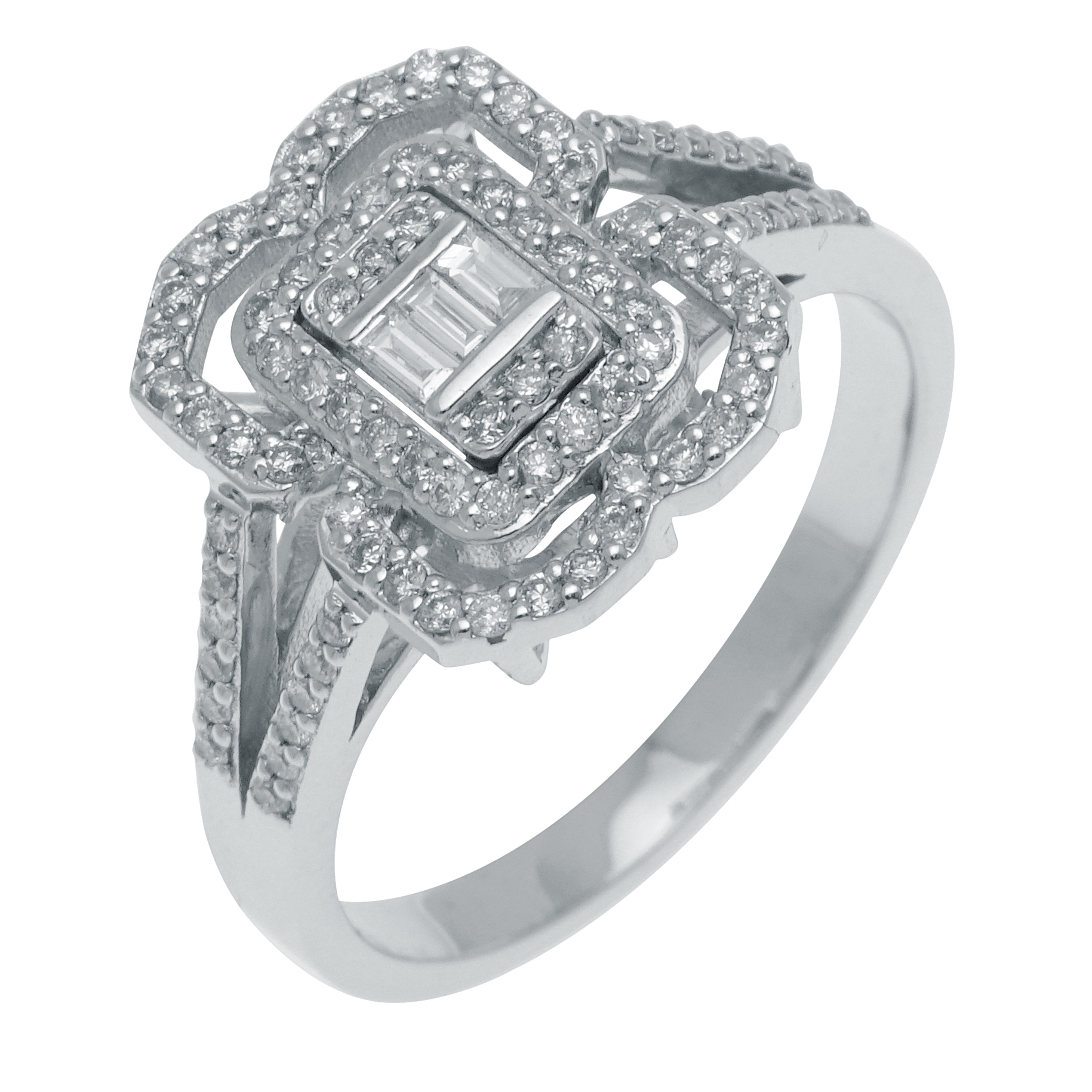 Brillant Ring 585/- Weißgold EXR4255
