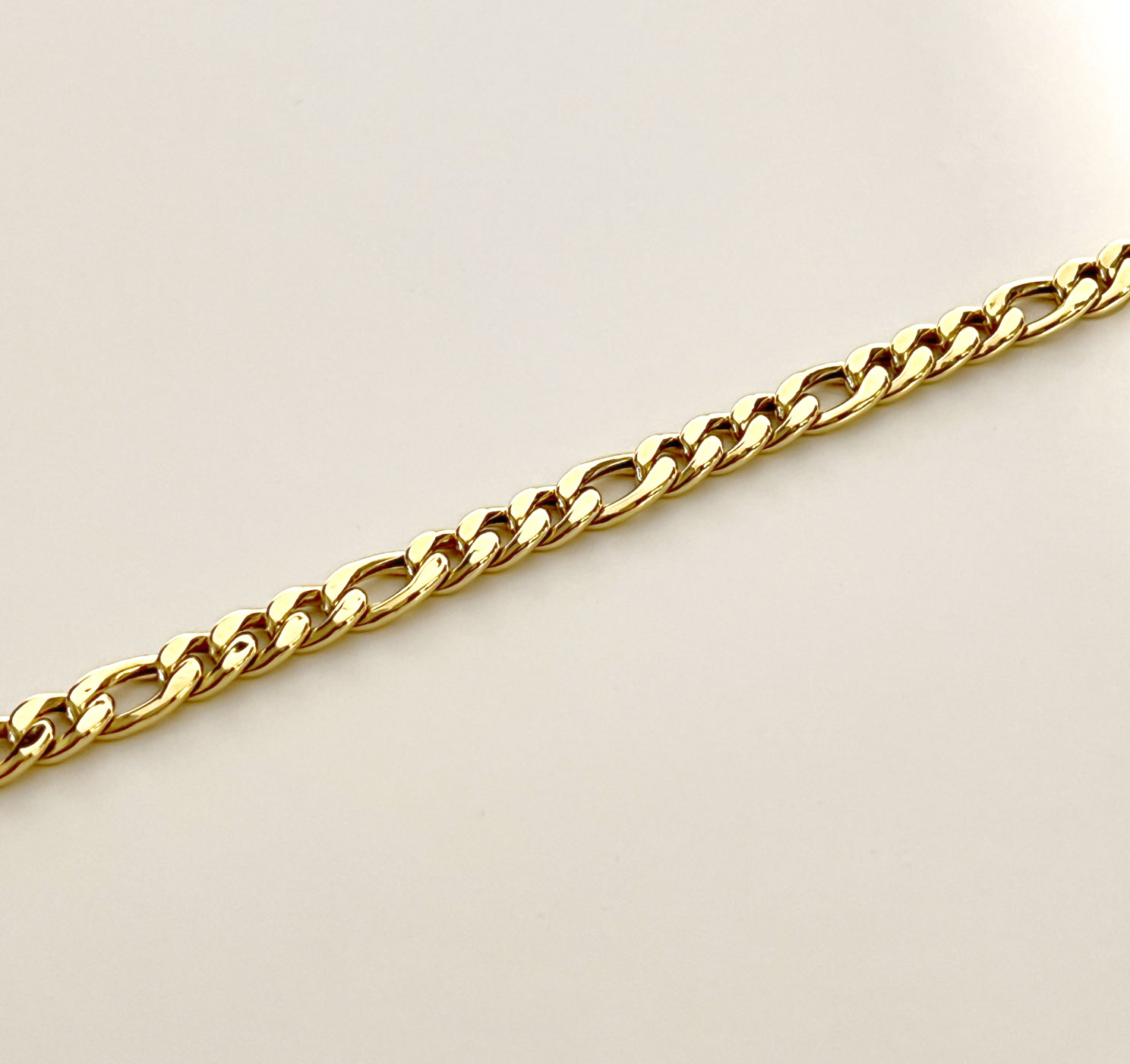 585er Goldkette Figarokette 6,2mm Gelbgold