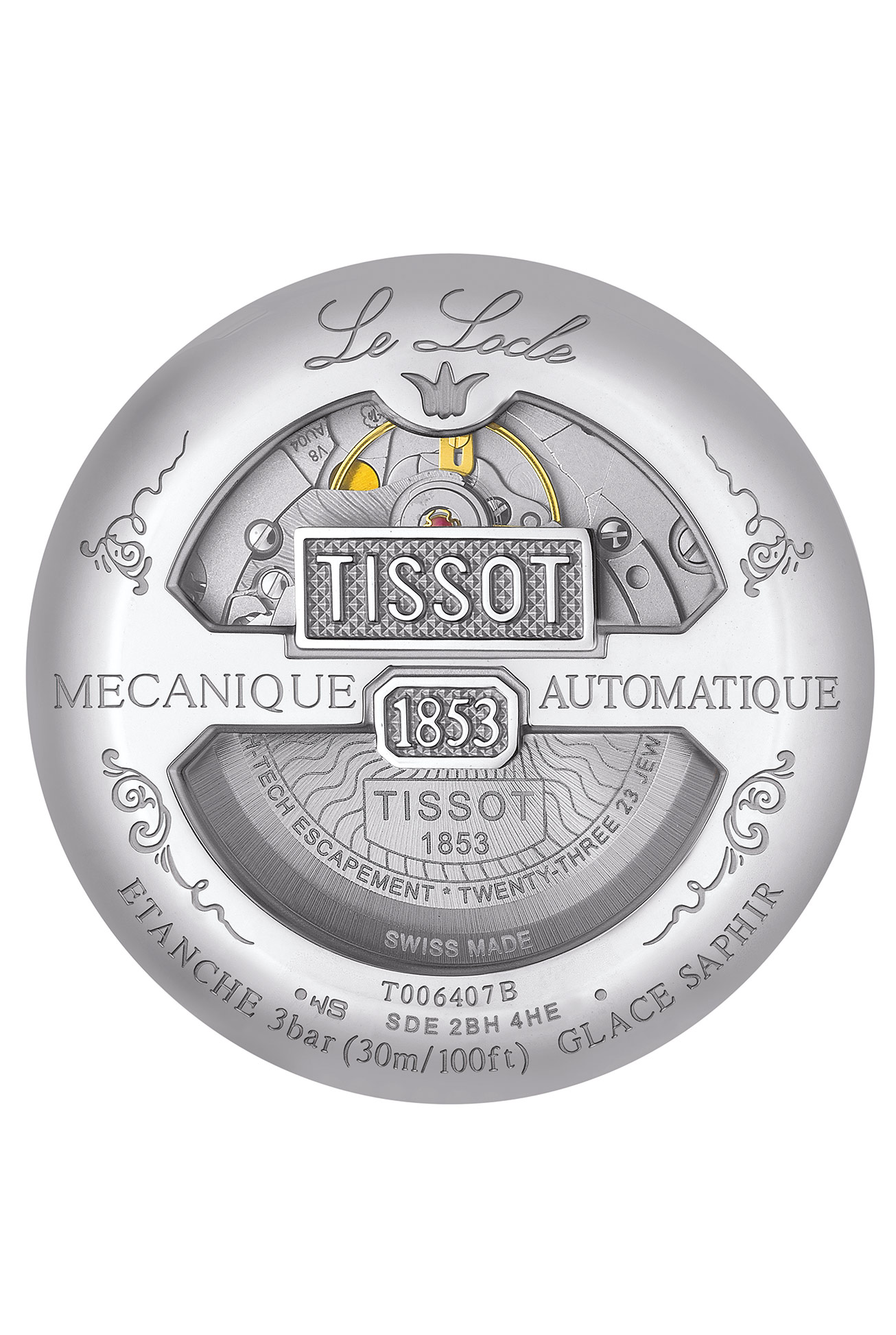 TISSOT Le Locle Powermatic 80 T006.407.11.033.00 Herrenuhr