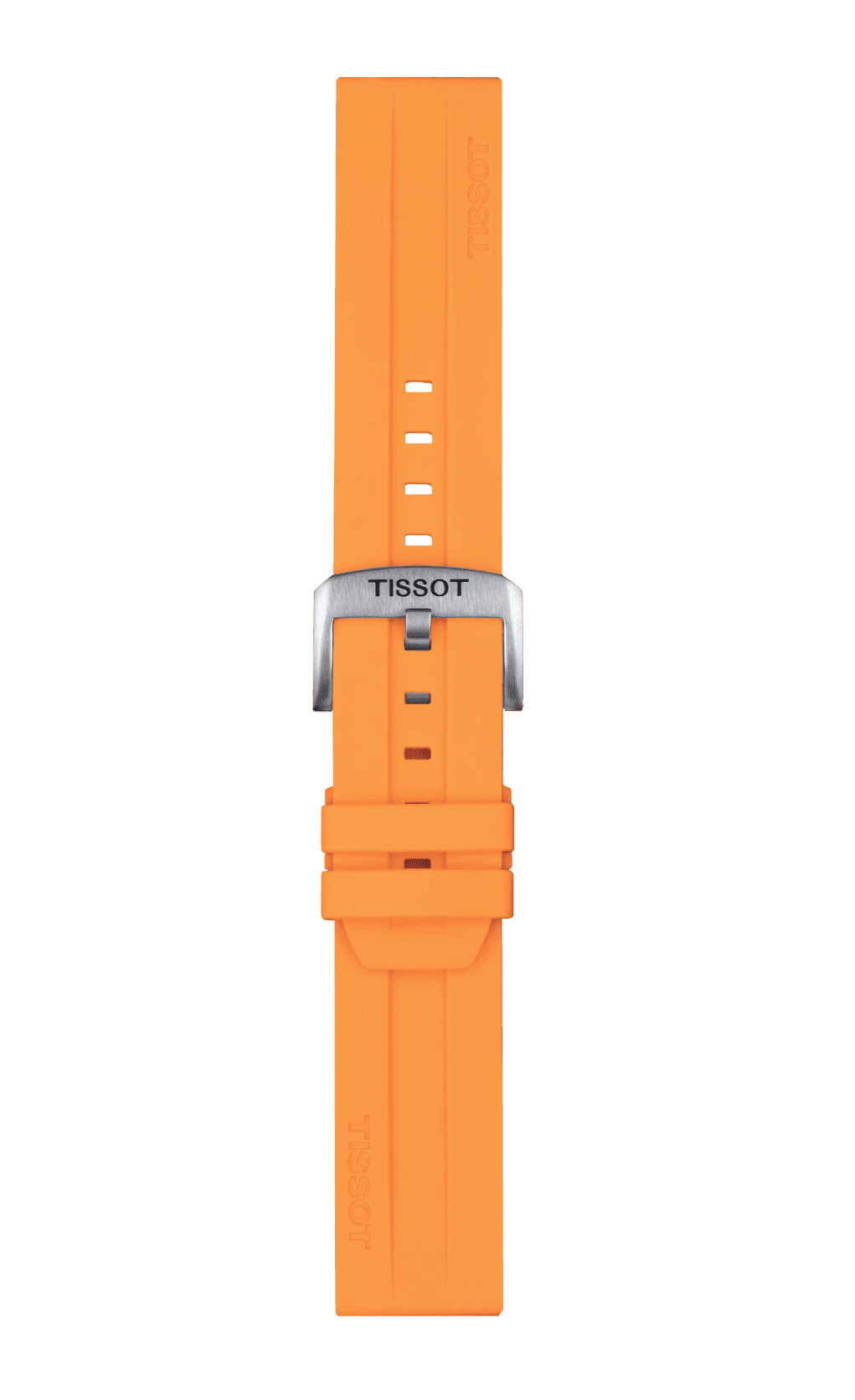 Original Tissot Silikonarmband 22mm Orange T852.047.918