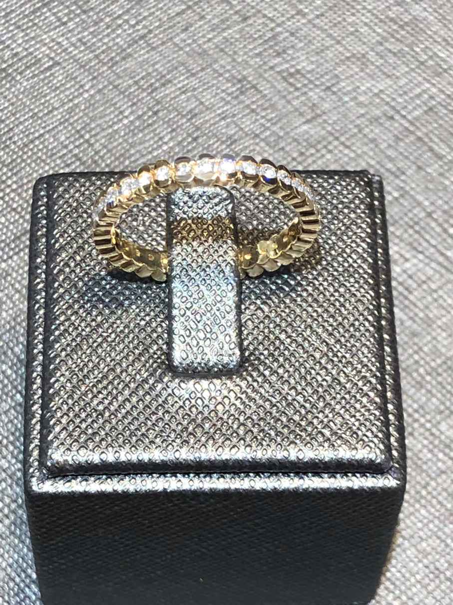 0,52ct. Memoire Brillant Ring 585/- Gelbgold EXR4086