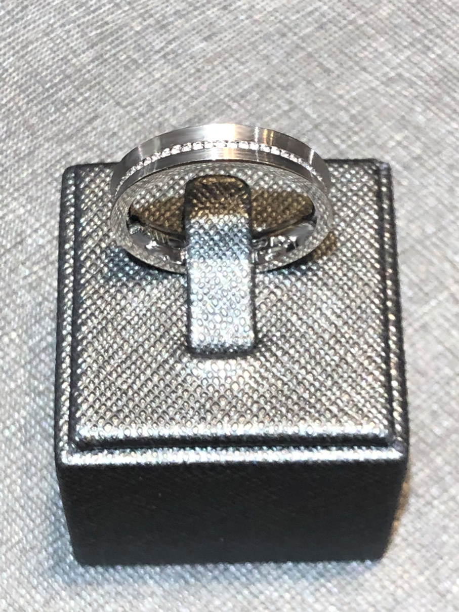 Memoire Brillant Ring 750/- Graugold EXR4079