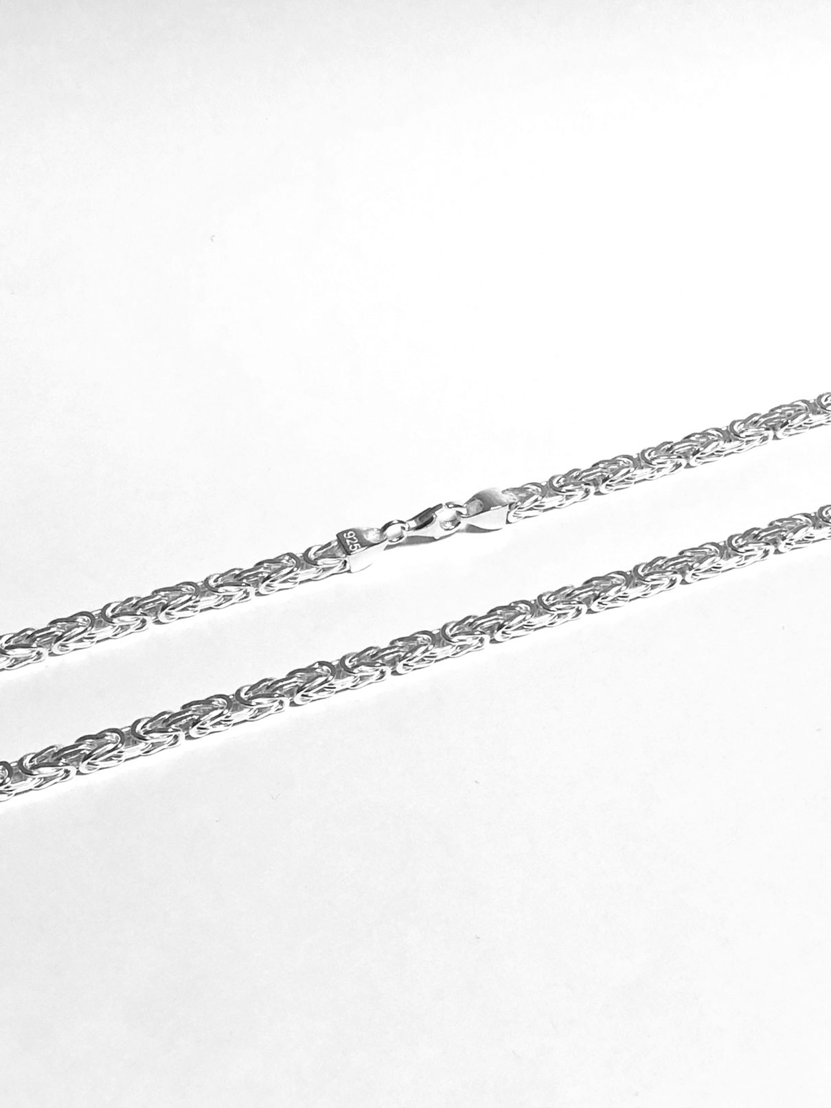 Königskette 4Kant 2,0mm massiv 925 Sterling Silber KTS0031 Kettenlänge: 45,0 cm