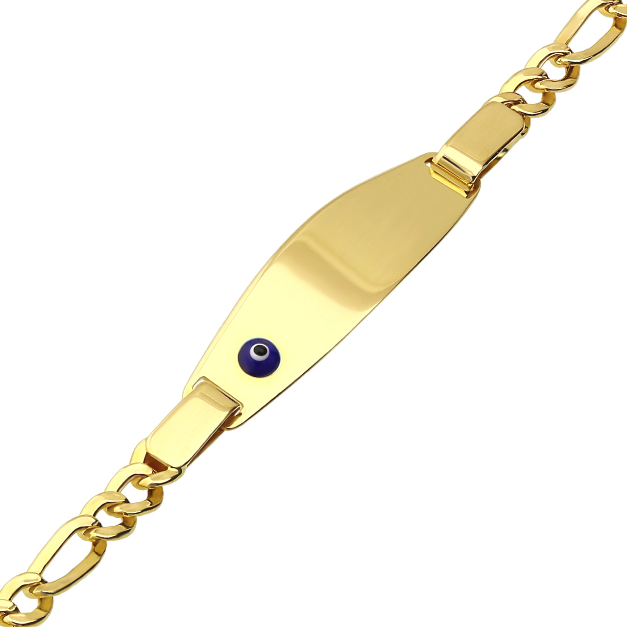 585 Gold Kinderarmband Gravurarmband Babyarmband bis 13,5cm