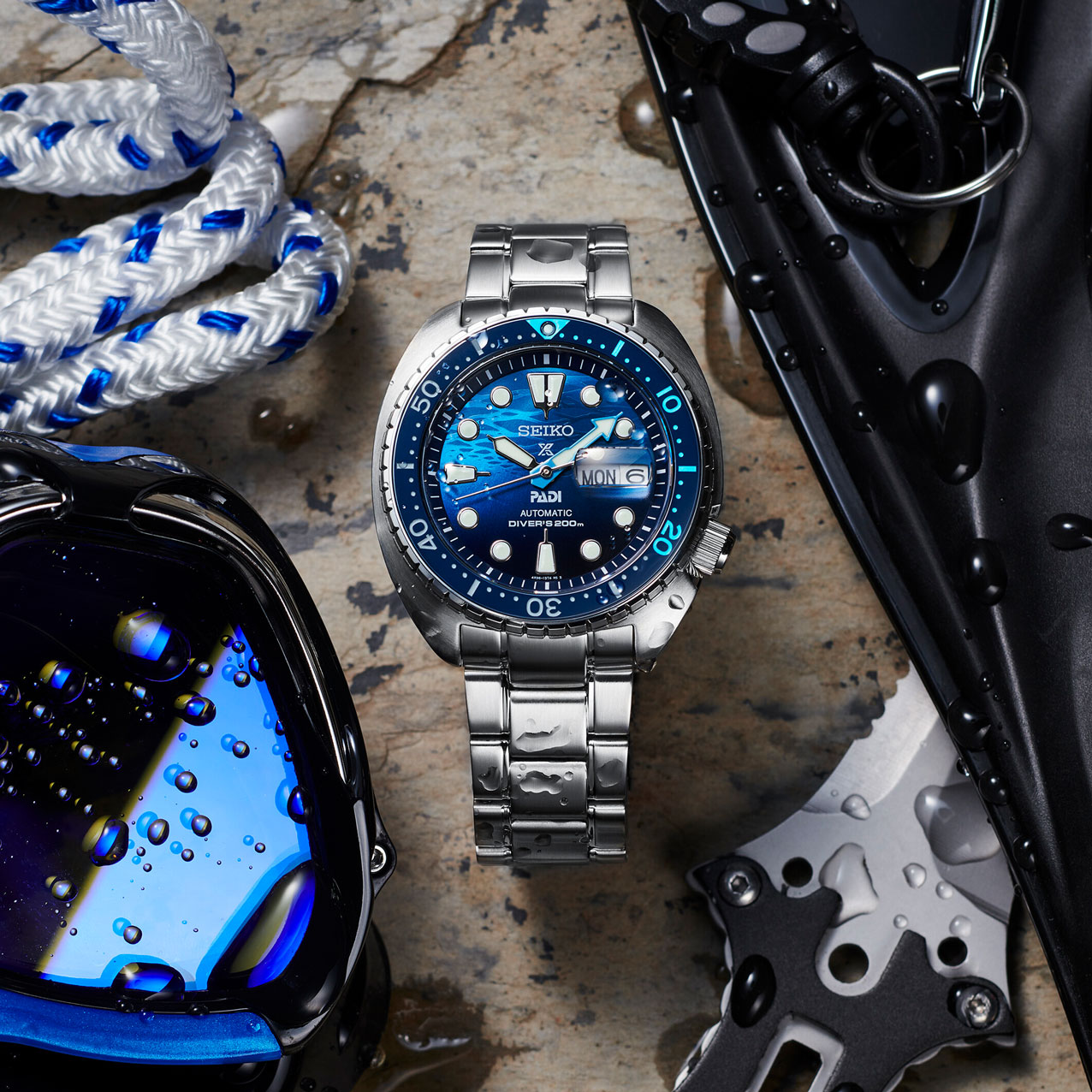 Seiko Prospex PADI Automatik The Great Blue SRPK01K1