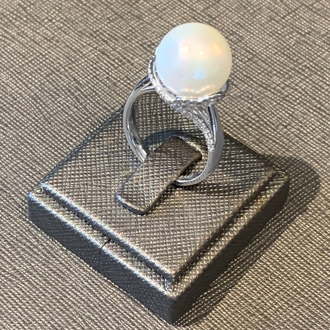 Zirkonia Perlen Damen Ring aus 585/- Gold EXPR4010