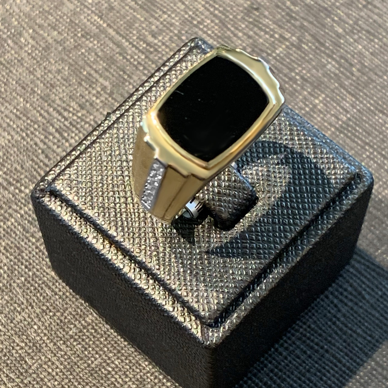 Siegel Ring Herren aus 585/- Gold EXR4175