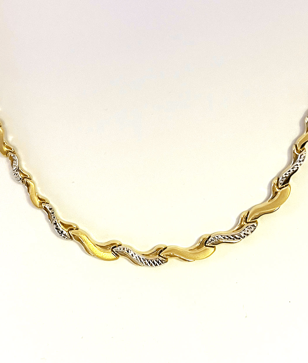 Goldcollier Halskette Brautkette 585 Gold CL16013