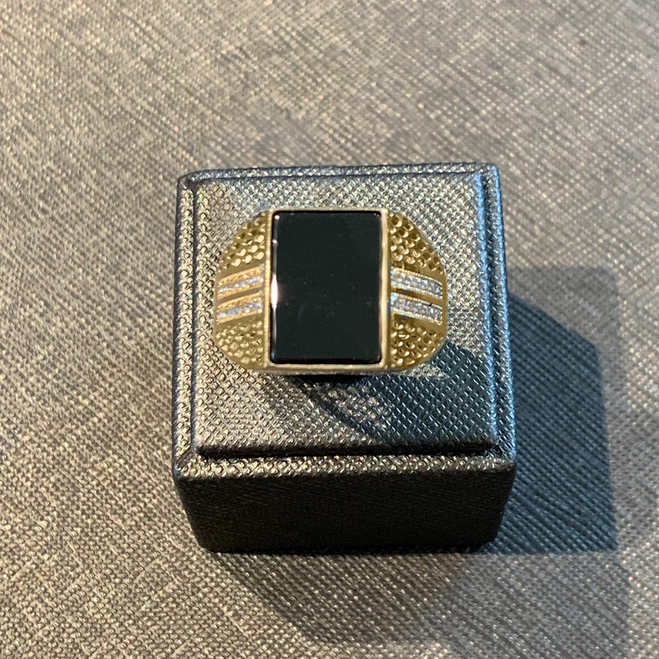 Siegel Ring Herren aus 585/- Gold EXR4179