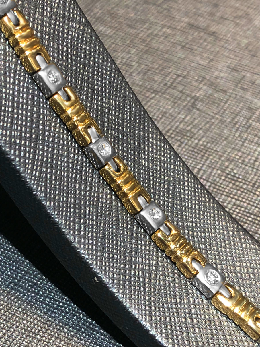 0,65ct. Brillant 750/- Gold Damen Armband mit EXB4120