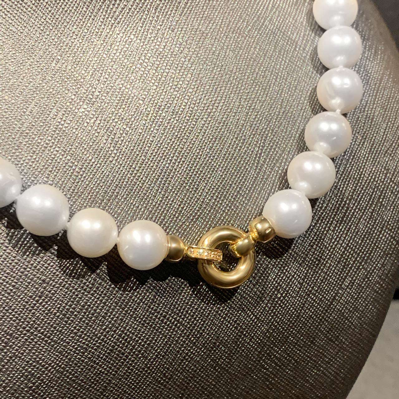 Perlen Collier aus 585/- Gold EXPC4013