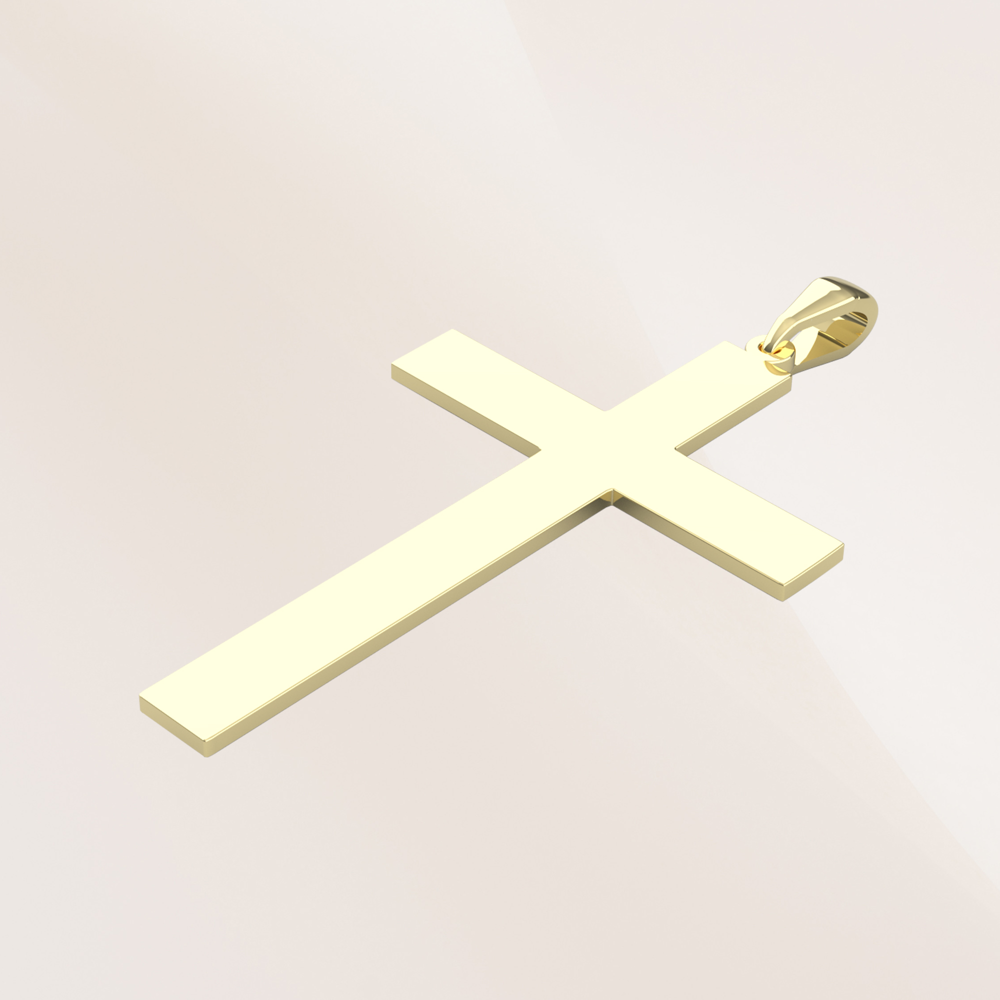 Lateinisches Kreuz Passionskreuz 585 Gold