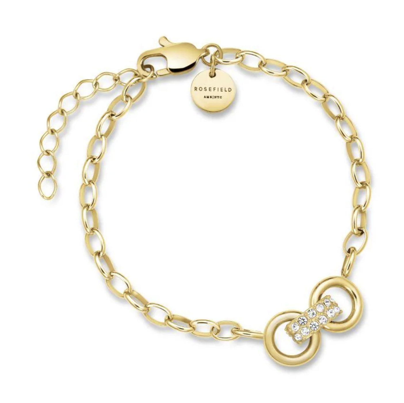 Rosefield Armband mit Kristall Schleife