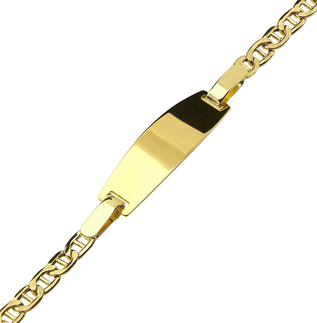 Gravur Ident Armband 585 Gold AR130049