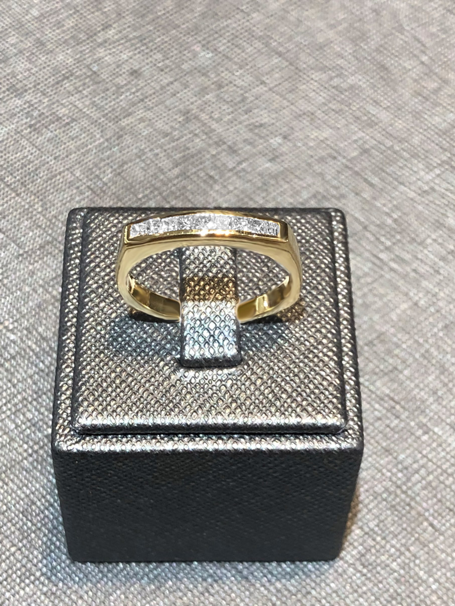 0,32ct. Brillant Ring 750/- Gelbgold EXR4098