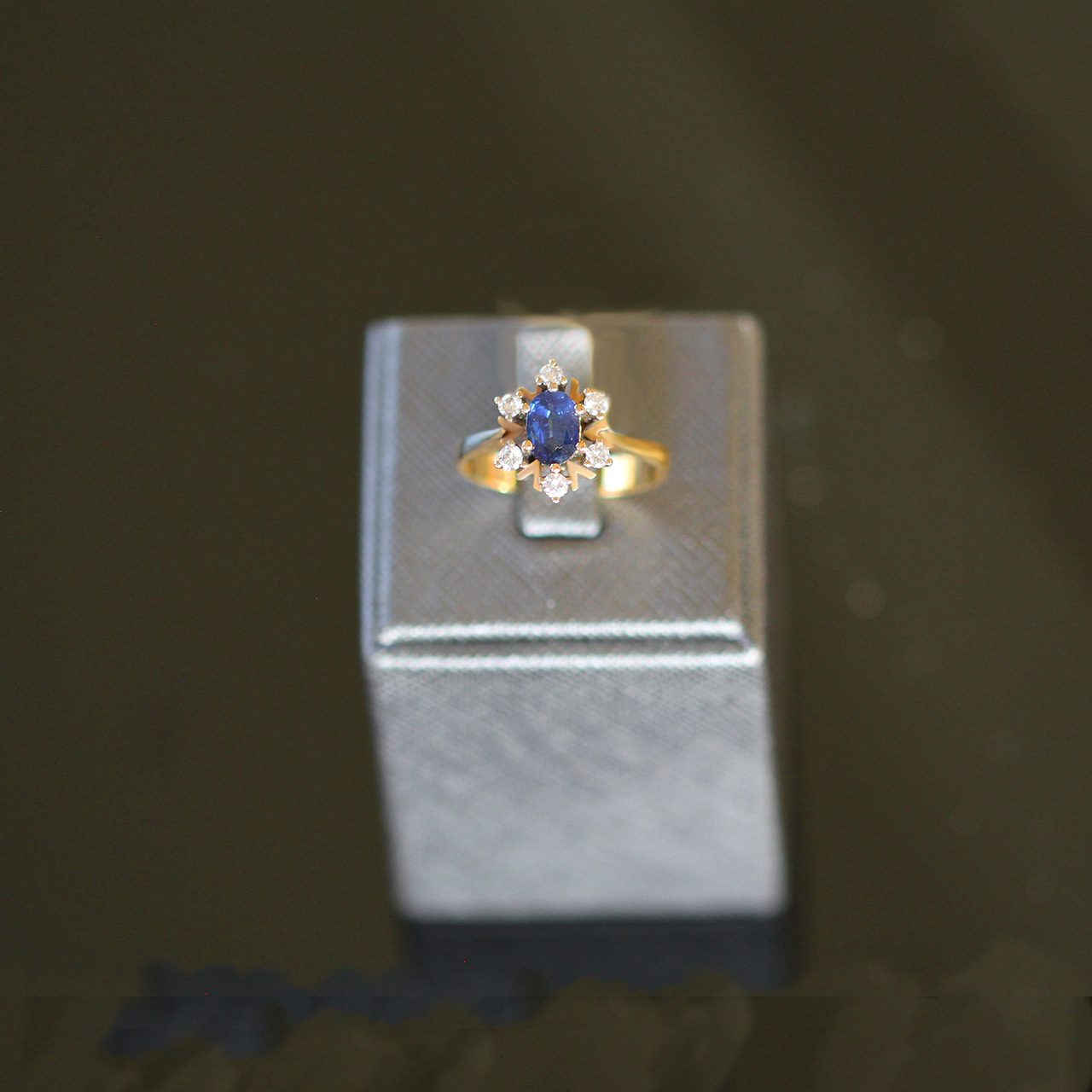Saphir Brillant Damen Ring aus 585/- Gold EXR4129