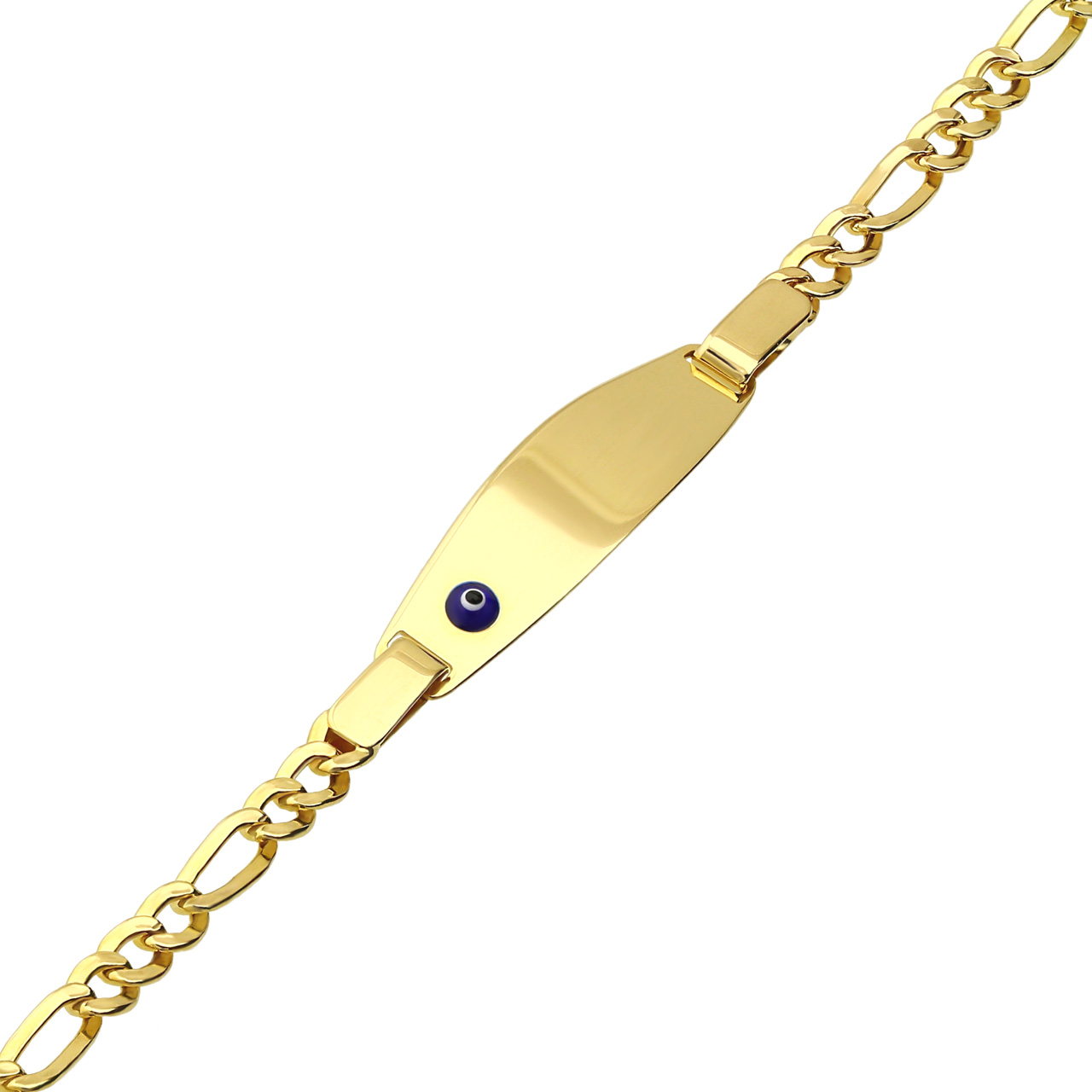 585 Gold Kinderarmband Gravurarmband Babyarmband bis 13,5cm