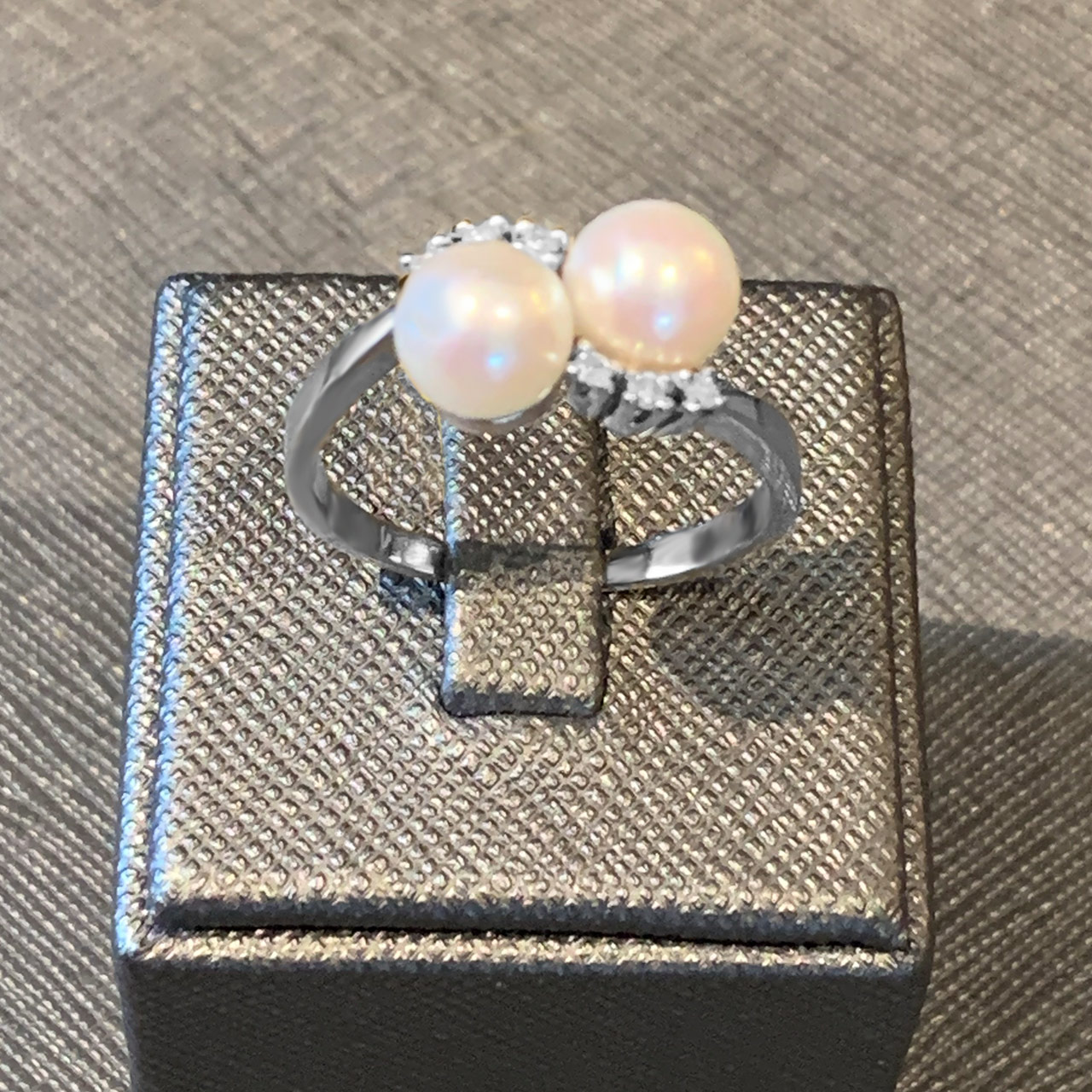 Diamant Perlen Damen Ring aus 585/- Gold EXPR4006