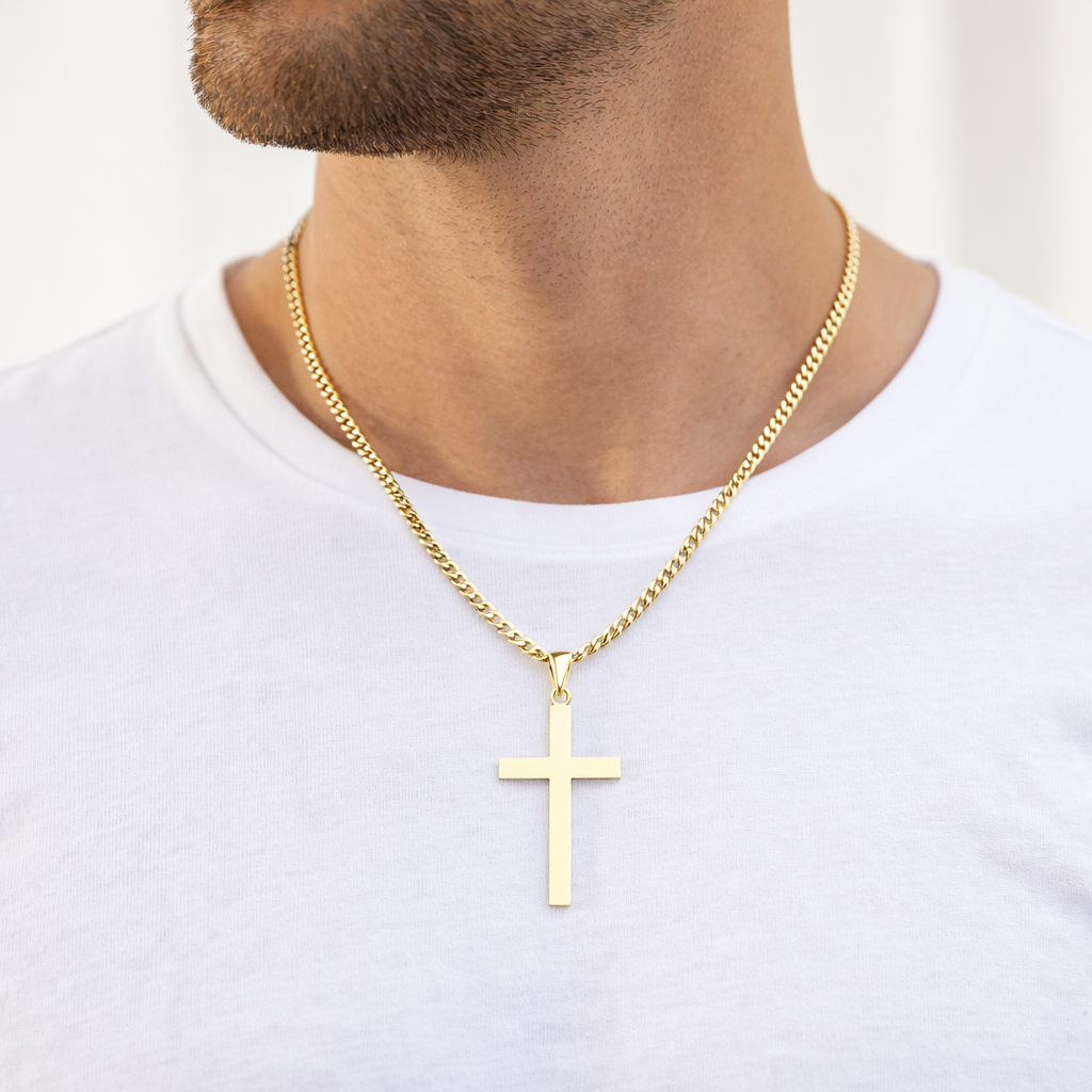 Lateinisches Kreuz Passionskreuz 585 Gold
